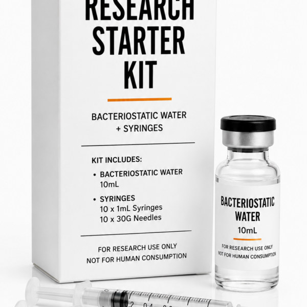 Research Starter Kit (Bacteriostatic Water + Syringes)